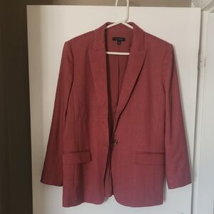 Ann Taylor Elegant Burgundy Blazer